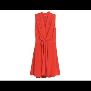 Amanda Uprichard silk coral swing dress